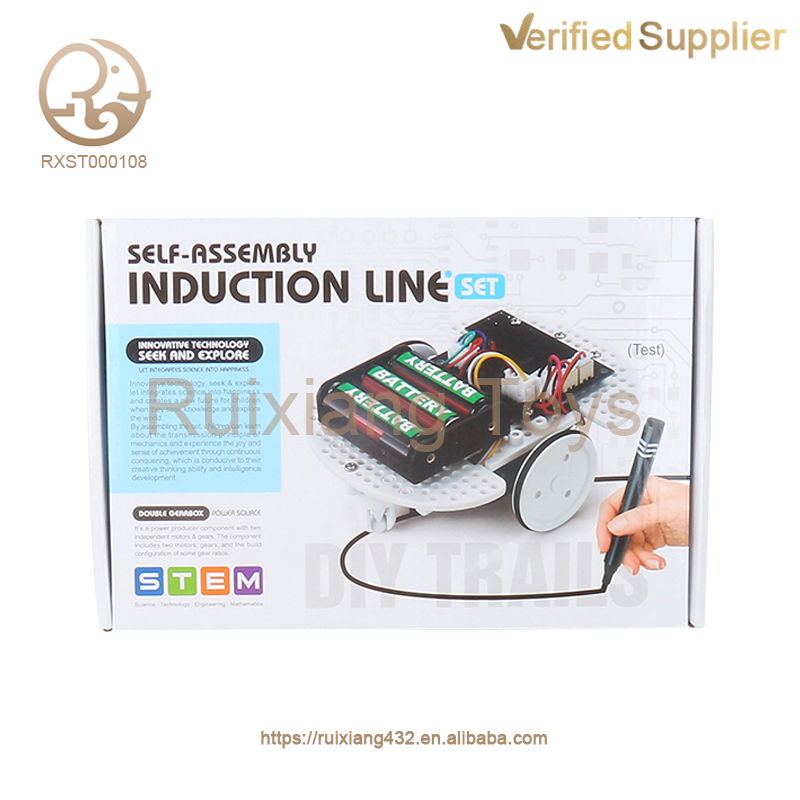 Self-contained induction line drawing set toy