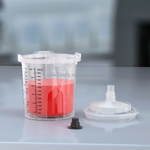 Sistema <span class=keywords><strong>de</strong></span> Vasos <span class=keywords><strong>de</strong></span> Pintura Desechables con Alimentación por Gravedad, Todo en Uno, Paquete <span class=keywords><strong>de</strong></span> 50 Vasos <span class=keywords><strong>de</strong></span> 650 ml con <span class=keywords><strong>Tapas</strong></span> y Revestimientos para Pistola <span class=keywords><strong>de</strong></span> Pintura - Product Image 1