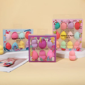 Juego de Esponjas de Maquillaje EMF Soft Beauty, 6/8/12 Piezas, Lavables, para Base de Maquillaje, Secas y Húmedas, con Cojín de Aire, Antiadherentes, <span class=keywords><strong>en</strong></span> Caja - Product Image 1