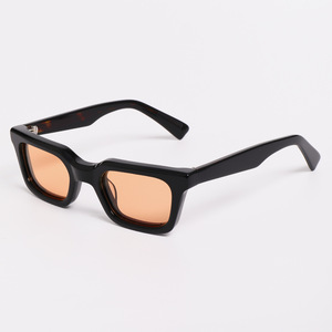 Lunettes de soleil polarisées carrées en acétate UV400, monture fine, style vintage 2025, personnalisables avec logo, pour hommes et femmes - Product Image 4