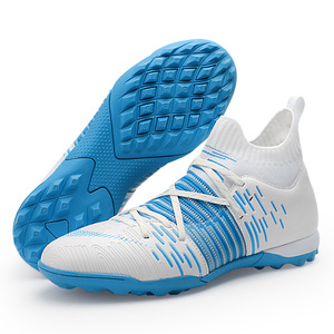 Nouvelles chaussures de football montantes pour hommes, adultes, <span class=keywords><strong>enfants</strong></span> et étudiants, respirantes, en maille, antidérapantes - Product Image 3