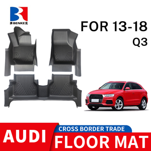 wholesale Factory Custom 5D TPE <b>Rubber</b> Eco-friendly Waterproof Anti Slip 5D Car <b>Floor</b> Mats 4 Pieces for AUDI Q3 2013-2018 - Product Image 1