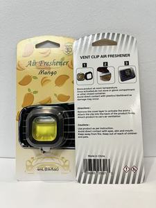 Difusor de <span class=keywords><strong>mango</strong></span> con logotipo personalizado OEM, Clip de ventilación, salida de líquido de plástico, papel, Perfume para coche, ambientador y aromaterapia - Product Image 5