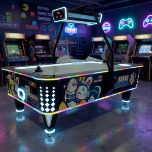 Table de jeu de hockey sur air HGR Amusement Space pour 2 joueurs, en bois, métal et acrylique, 110V 220V 520x860x190mm, pour enfants et adultes, salle de jeux à domicile - Product Image 3