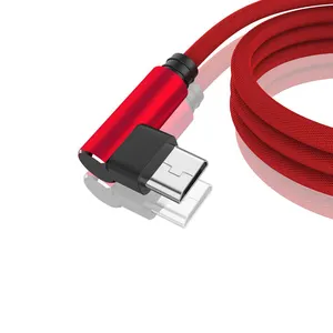 ขายส่ง charger สายยาว-ฟรีตัวอย่างข้อศอกรูปร่าง A ถึง Micro B ข้อมูล USB สายชาร์จ USB สาย USB ออกแบบใหม่โรงงานที่ดีราคาข้อมูลสาย