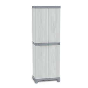 TERRY - 1002559 Armoire extérieure 2 portes 70x43,8x210 - 4 étagères intérieures réglables-4 bacs-EAN 8005646025594 CABINETS - Product Image 1