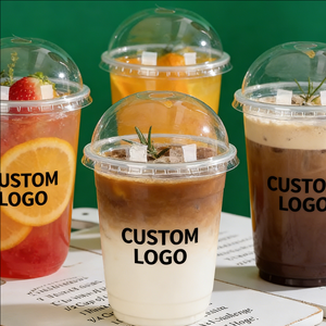 Vasos Desechables de Plástico para Ensalada de Frutas con Logotipo Impreso para Fiestas, Café, Varias Capacidades, Vasos de Plástico Transparente - Product Image 6