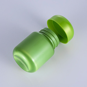 Flacon cylindrique en PET de 80 <span class=keywords><strong>ml</strong></span> pour médicaments liquides, gouttes oculaires, comprimés, bonbons, échantillons – Contenant vide - Product Image 4