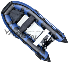 Flash <strong>Sale</strong> 330cm PVC Blue Inflatable <strong>Sailing</strong> <strong>Dinghy</strong> Sport Boat Fishing Boat with Aluminium Floor - Product Image 2