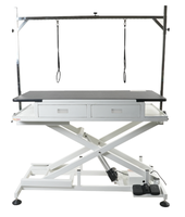 Table de toilettage électrique pour chiens Shernbao FT-818 avec deux tiroirs de rangement pour salons d'animaux