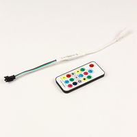 Controlador LED RGB Grilight SP104E SP621E SP103E WS2812B de 2048 Píxeles, Control Remoto RF de 14/17 Teclas con Bloqueo, DC5V-24V, Alcance de 20m, Mini Direccionable