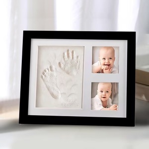 <span class=keywords><strong>Impression</strong></span> de main et de pied pour bébé avec tampon encreur nouveau-né filles garçons bébé <span class=keywords><strong>cadre</strong></span> photo <span class=keywords><strong>cadre</strong></span> photo pour animaux de compagnie ornements <span class=keywords><strong>cadre</strong></span> photo d'<span class=keywords><strong>impression</strong></span> - Product Image 2
