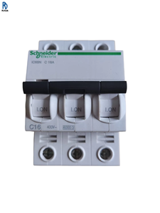 Disjoncteur miniature IC65N 3P C16A, disjoncteur de surcharge, disjoncteur basse tension, 3 pôles, 16A, courant nominal - Product Image 1