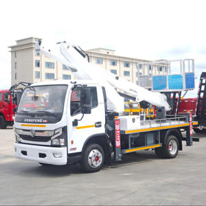 Dongfeng 4x2 DIESEL Hướng dẫn sử dụng xe tải thẳng bùng nổ nền tảng làm việc trên không 18M xô bùng nổ hai người hoạt động trên cao - Product Image 2
