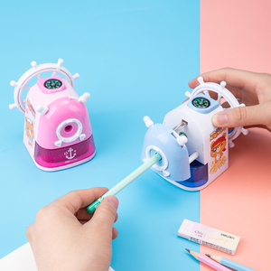 <span class=keywords><strong>Taille</strong></span>-<span class=keywords><strong>crayon</strong></span> <span class=keywords><strong>rotatif</strong></span> automatique Deli E0665 rose, spécial pour les élèves du primaire, multifonctionnel, papeterie - Product Image 5