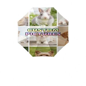1 Parapluie Pliant Personnalisé pour Animaux (Lapin, Chat, Chien) – Sans Minimum de Commande – Créez Votre Propre Cadeau pour Animaux – Commande Unique – Ombrello Personnalisato - Product Image 2