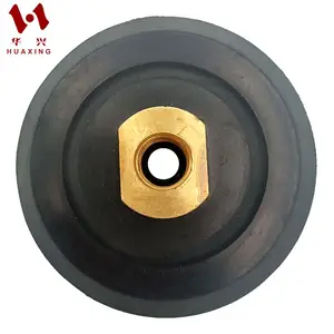 5/8"-11 brass joint Plastic Backer Stone Granite Foam Pad M14 For Marble Car Tile Sandpaper 100mm Diamond Polishing Pads