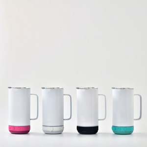 Vaso térmico de sublimación con altavoz inalámbrico de 14 oz de acero inoxidable con asa, desde almacén de EE. UU. - Product Image 1