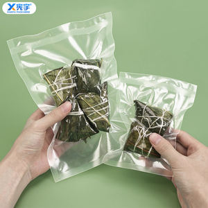 Rouleau de sacs sous vide texturés transparents en PA, gaufrés, thermoscellables, pour emballage alimentaire de viande, steak, fruits de mer, saumon, pour congélation en cuisine - Product Image 4