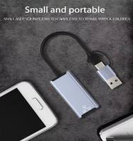 Adaptador Ethernet USB C/USB A de Alta Calidad a 100 Mbps, Adaptador LAN RJ45, Tarjeta de Red