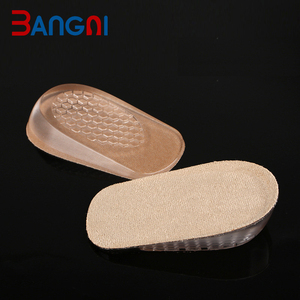Silicone Height Increase <strong>Heel</strong> Insole Self-adhesive Anti-slip Insoles Invisible Height GEL <strong>Heel</strong> <strong>Support</strong> Man Woman - Product Image 4