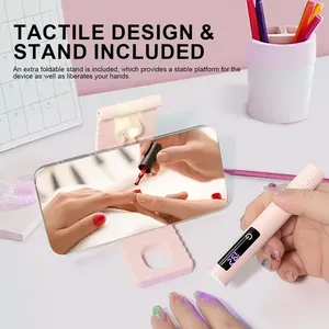 Lampe UV portable pour ongles, séchoir à ongles avec écran d'affichage, idéale pour la maison et les salons professionnels - Product Image 6