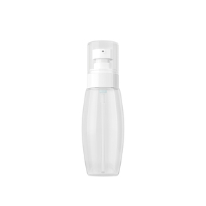 Botella Ovalada de Plástico PETG Transparente Personalizada, 30ml, 60ml, 100ml, Espacio Vacío para Loción, Aceite, Champú, Pulverizador de Niebla, Tipo de Embalaje - Product Image 1