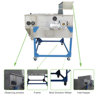 Séparateur magnétique de sol à haute efficacité pour les graines de céréales, machine de nettoyage pour l'élimination de la poussière avec un aimant puissant