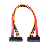 YXY Precios de fábrica SATA 22pin Cable de alimentación 22pin macho a hembra cable de extensión SATA Data Power Combo Cable de extensión Conector