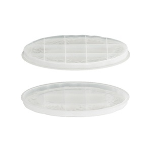 Stampo in <span class=keywords><strong>Silicone</strong></span> a Forma di Vaso Ovale Europeo per Resina, Gesso, Pietre Aromaterapiche e Decorazioni Artigianali Profumate - Collezione Early Riser - Product Image 5