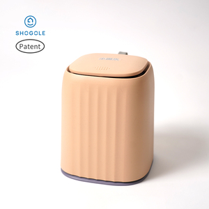 SHOGOLE Plastic Trash Can Home Use Dustbin Garbage Style Storage For Living Room Desktop Car Mini Trash Can table wastebin