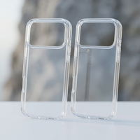 Coque transparente pour smartphone en PC de qualité supérieure, antichoc, transparente, pour iPhone 12 13 14 15 16 17 Pro Max