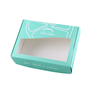 Chất lượng cao Kraft bìa giấy tự động bật lên hộp cửa sổ tùy chỉnh in giấy các tông bánh Bánh hộp - Product Image 5