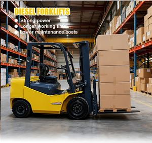 Carretilla Elevadora 4x4 Diésel de Combustión Interna con Asiento, Mini Grúa Hidráulica, CE, 3 Toneladas, Repuestos - Product Image 4