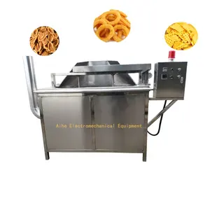 Friteuse de pâte de friteuse de casse-croûte de riz continu automatique en acier inoxydable