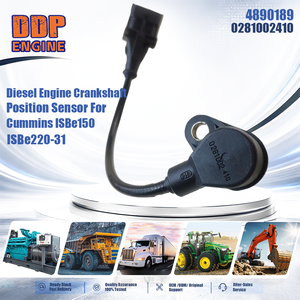 Capteur de position du vilebrequin du moteur diesel 4890189 0281002410 pour Cummins ISBe150 ISBe220-31 - Product Image 2