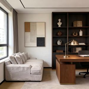 Juego <span class=keywords><strong>de</strong></span> Sofá Cama Modular <span class=keywords><strong>de</strong></span> Piel Sintética <span class=keywords><strong>de</strong></span> <span class=keywords><strong>Conejo</strong></span>, Diseño Reclinable con Funda Extraíble para Dormitorios <span class=keywords><strong>de</strong></span> Hotel y Espacios <span class=keywords><strong>de</strong></span> Estar - Product Image 6