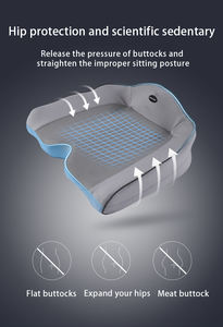 Orthopedic Office Chair Seat <b>Pad</b> Coccyx Waist Pain Relief Cooling Breathable Knitted Cover No-Slip Lumbar Pillows Seat Cushions - Product Image 4