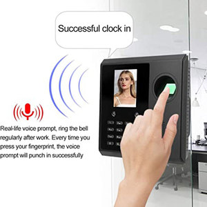 Máy Chấm Công Thời Gian Nhân Viên Sinh Trắc Học Khuôn Mặt Cho Doanh Nghiệp Nhỏ Và Văn Phòng Máy Đục Lỗ Tự Động - Product Image 2