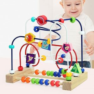 Juguete Educativo de Madera con Laberinto de Cuentas, Regalo para Niños y Niñas Pequeños - Product Image 1