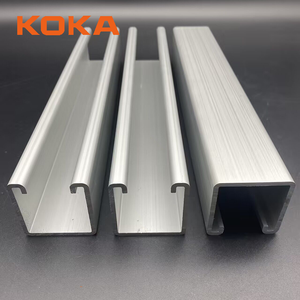 कोका हॉट सेल एल्यूमीनियम 6005 41x21 41x41 ठोस स्ट्रैट चैनल - Product Image 4