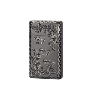 Encendedor de antorcha de dragón en relieve personalizado, encendedor recargable de butano de metal a prueba de viento con diseño de dragón verde - Product Image 6