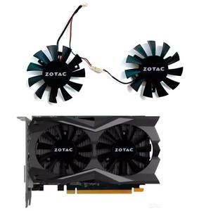 Ventilateur GPU 65MM 2PIN DC 12V 0.35A GA71S2H adapté pour ZOTAC GeForce GTX1050 <span class=keywords><strong>GTX</strong></span> <span class=keywords><strong>1050</strong></span> <span class=keywords><strong>Ti</strong></span> <span class=keywords><strong>OC</strong></span> 4GB GDDR5 GTX1660 1650 1660S - Product Image 1