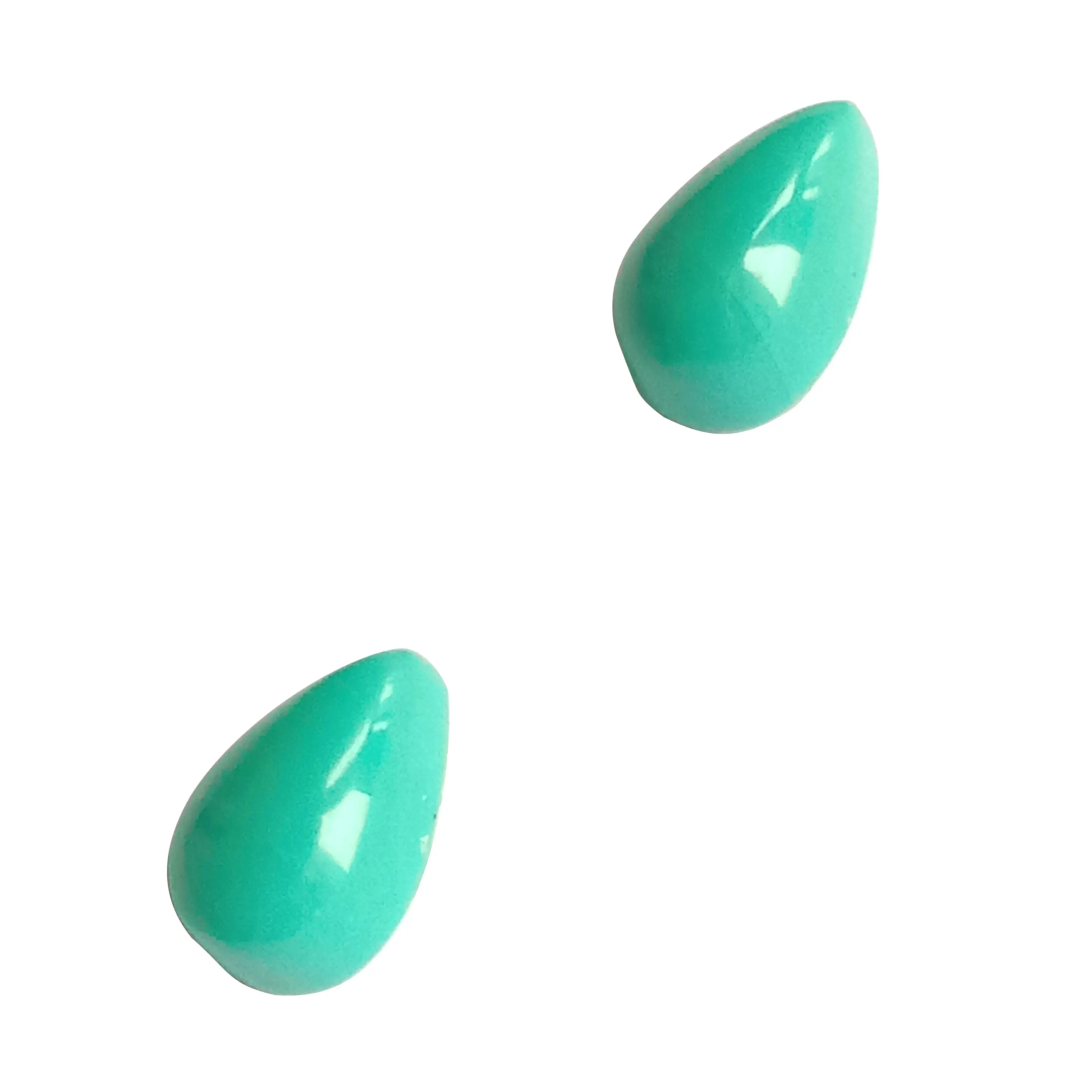 5x3mm Each Turquoise Pear Shaped Smooth Loose Cabochon Lot