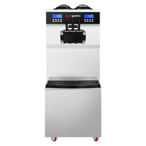 GGM Gastro Soft Serve Ice Cream Machine - 36 Liters/<b>hour</b> - 3.8 kW - for 3 flavors (2 & Mix function) - Freestanding unit - Product Image 3