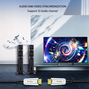 Cable <span class=keywords><strong>HDMI</strong></span> <span class=keywords><strong>2.0</strong></span> AOC de Longitud Personalizada, <span class=keywords><strong>4K</strong></span> 60Hz, 18Gbps, Cable Óptico Activo, Chapado en Oro, Cable <span class=keywords><strong>HDMI</strong></span> de Fibra EARC para Proyector, OEM/ODM - Product Image 3