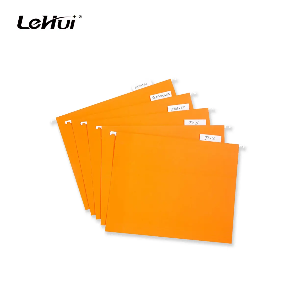 Shanghai Factory-carpeta de archivos de suspensión con gancho de plástico, 70%, Color naranja, Kraft, 200GSM