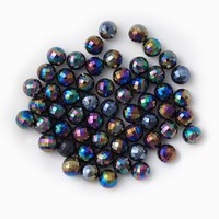 Perles en plastique sans trou de qualité AAAA, forme riz, couleur cobalt, haute brillance, imitation perle, 3mm-30mm, pour la décoration des ongles