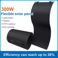 300W 20V ultra-mince léger anti-fissure HPBC cellule ETFE panneau solaire Flexible pour camping en plein air RV bateau-Stock d'expédition rapide