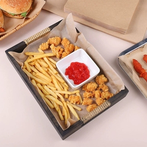 Papier d'emballage alimentaire biodégradable respectueux de l'environnement, résistant à la graisse, couleur personnalisée - Product Image 1